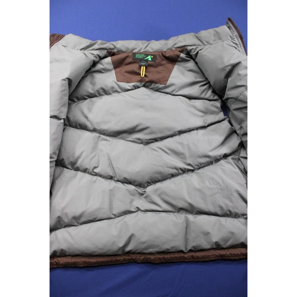 Eastern Mountain Outdoors Goose Down Puffer Vest Brown Size‎ Medium Womens